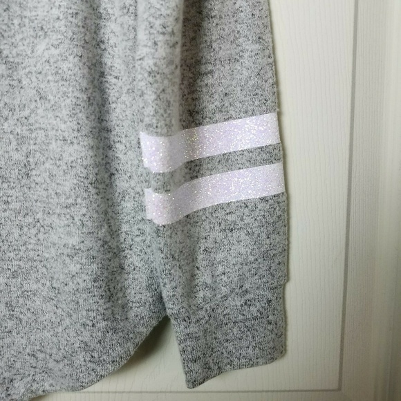 Justice Girls Hoodie Shirt Football Bling 10 - Picture 3 of 6